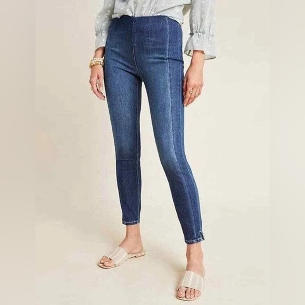 Anthropologie Pilcro Pull-On High-Rise Denim Legging Jeans